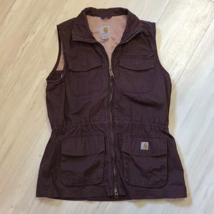 Carhartt Utility Vest, Muted Plum, Medium